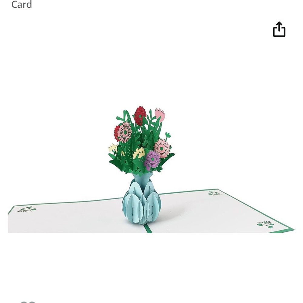 Popup Flowers Card